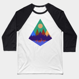 Mountain Scene #5 Baseball T-Shirt